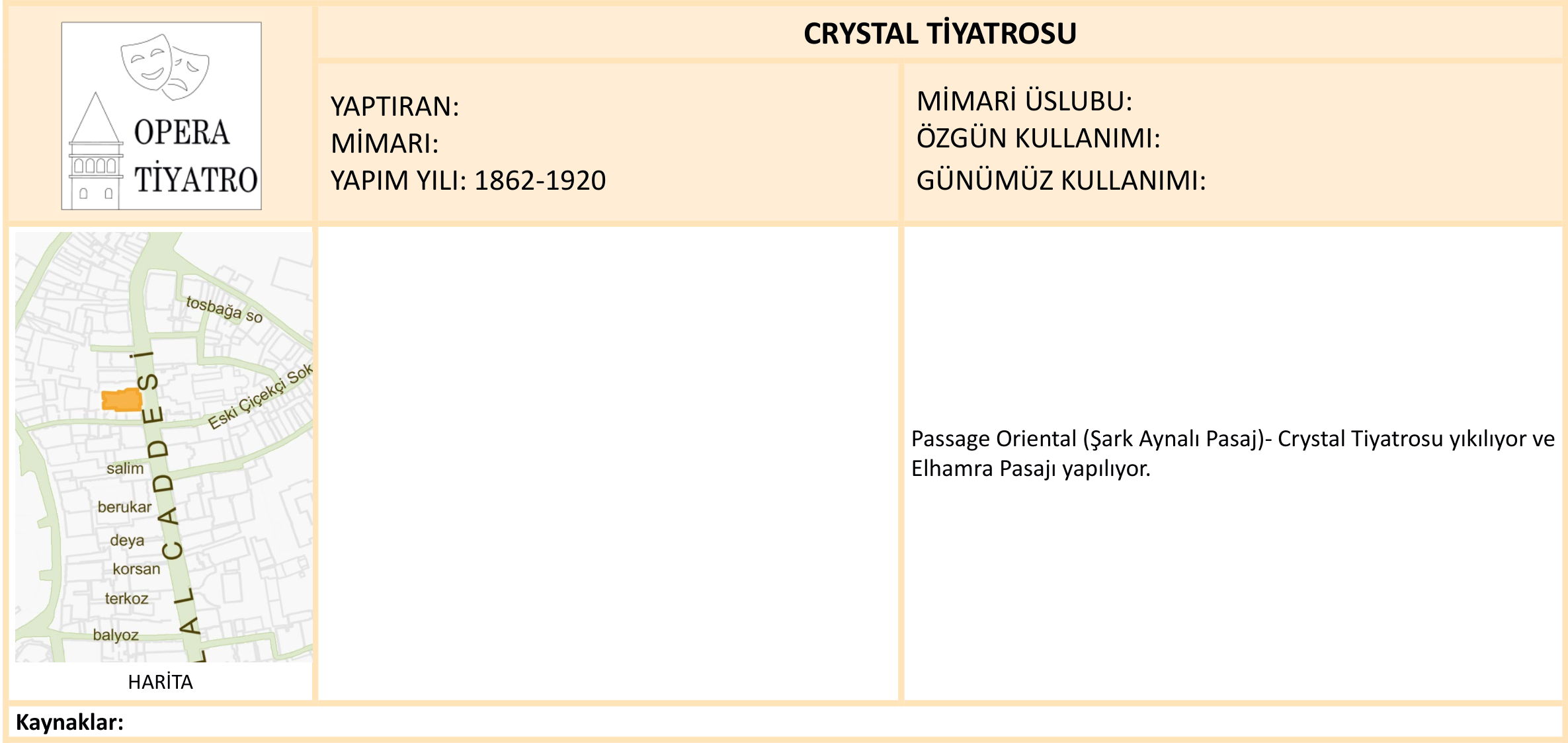 CRYSTAL TİYATROSU